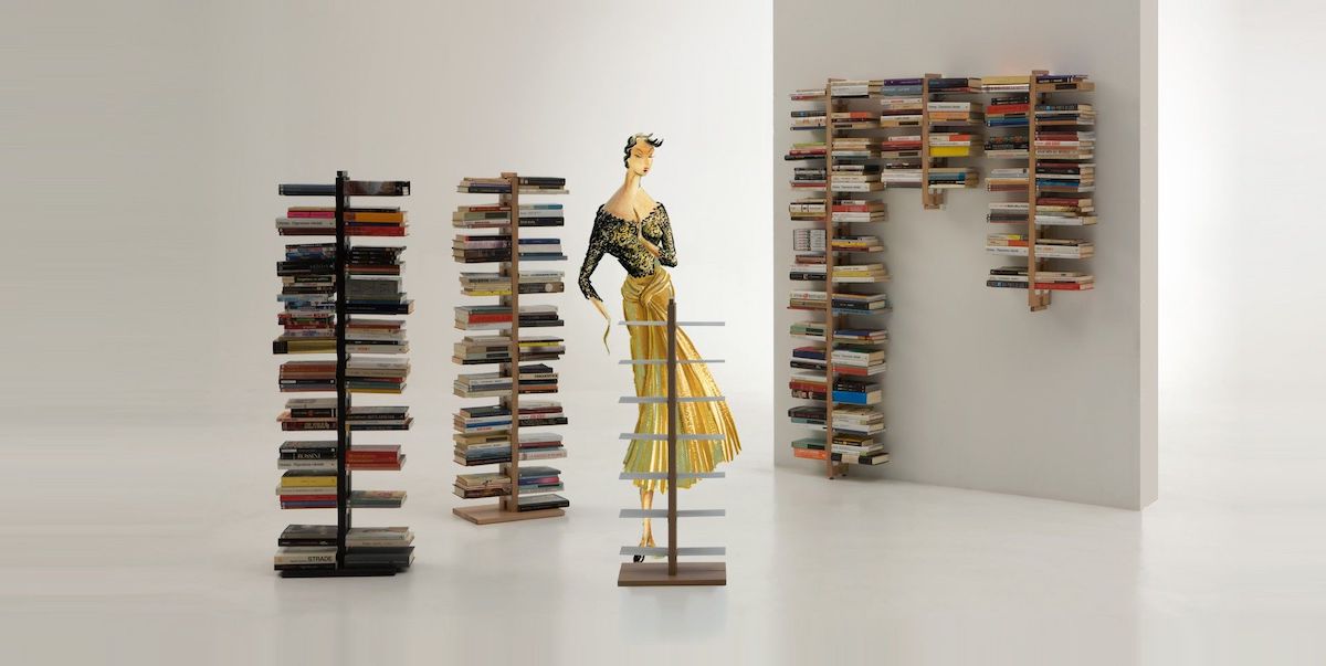 Librerie a colonna design moderno in legno Zia Bice